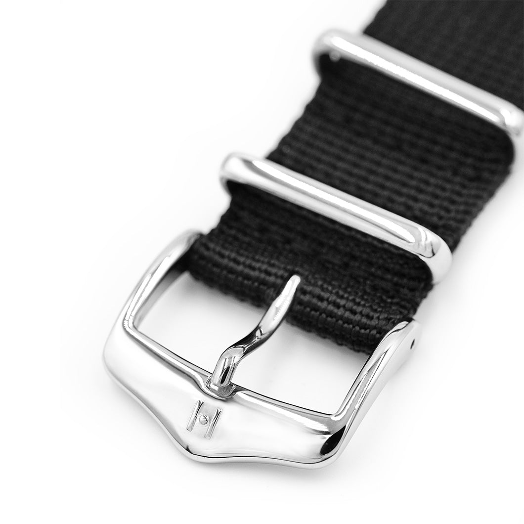 【再値下げ】ヒルシュ　Hirsch 　e ブラック　L 22mm 楽天市場】HIRSCH ヒルシュ カーボン ブラック ロング 時計