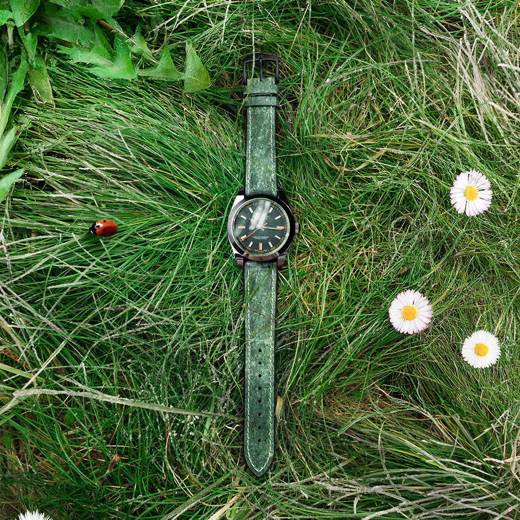 最終値引き　ヒルシュ　ストーン　ラグ幅20mm Stone／ストーン グリーン – ヒルシュSHOP（HIRSCH）